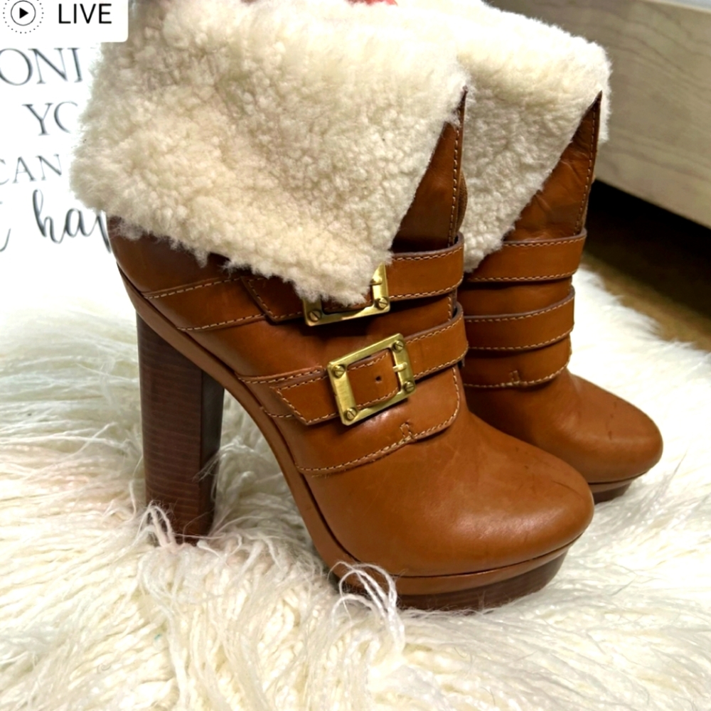 Brown Rachel Zoe ankle boot